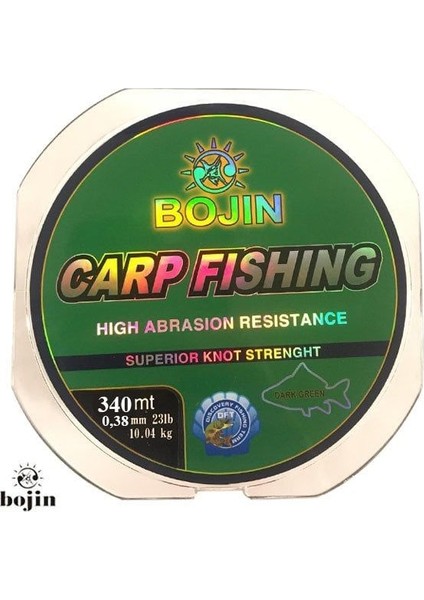 Bojin Sazan Misinası 0.38 mm 340 M Yeşil