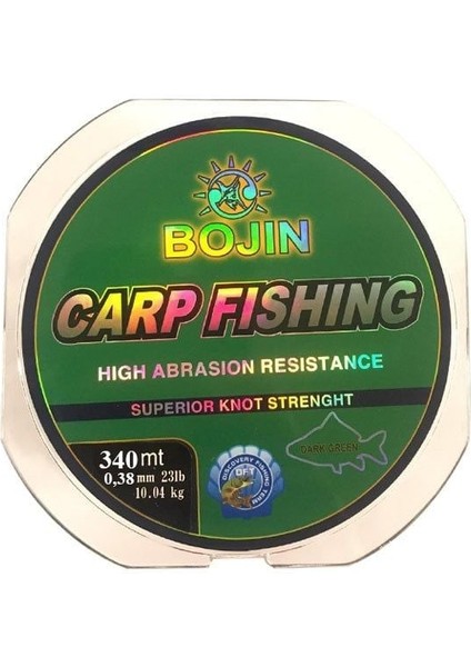 Bojin Sazan Misinası 0.38 mm 340 M Yeşil fiyatları