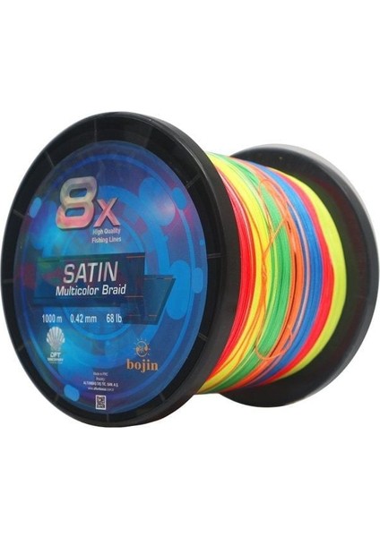 Bojin 8x Satin M.color Ip Misina 0.42MM 1000M indirimleri