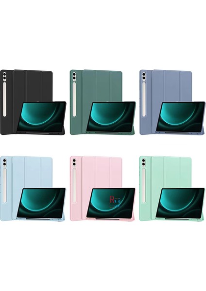 Samsung Galaxy Tab S9 Fe Plus X610 12.4'' Uyumlu Tablet Kılıfı Kalem Bölmeli Uyku Modlu Smart Kılıf fırsatları
