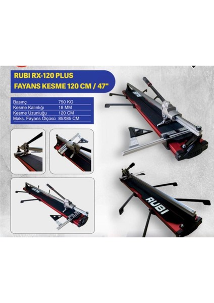 Rx 1200 Seramik Kesme Makinası 120 cm Yeni Model