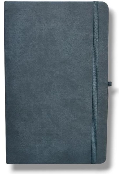 Tarihsiz 13X21 Gri Çizgili Defter Ivory Kağıt