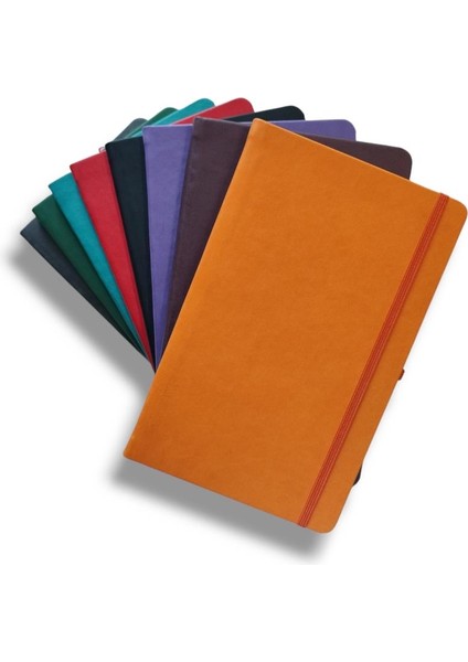 Tarihsiz 13X21 Gri Çizgili Defter Ivory Kağıt