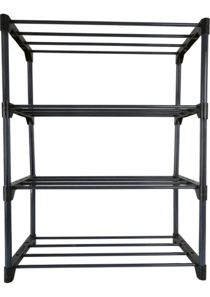 Çok Amaçlı Raf 4 Katlı Metal Ayakkabılık