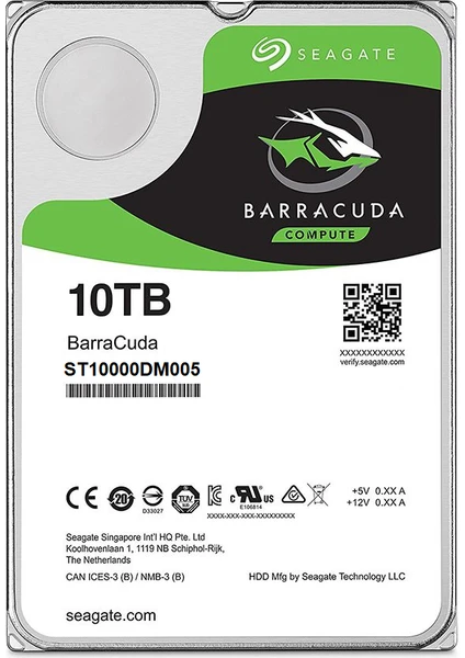 Barracuda ST10000DM005 3.5'' 10 Tb 7200 Rpm Sata 3 Harddisk