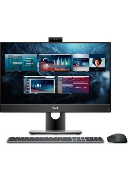 7490 Optiplex i7-10700 8GB 512GB SSD 23,8" Freedos All-in-One Masaüstü Bilgisayar
