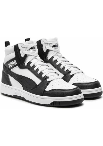 Rebound V6 Mid Jr Unisex Sneaker Ayakkabı 393831-01 Beyaz-Syh
