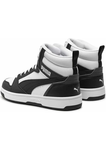 Rebound V6 Mid Jr Unisex Sneaker Ayakkabı 393831-01 Beyaz-Syh