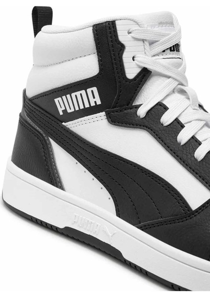 Rebound V6 Mid Jr Unisex Sneaker Ayakkabı 393831-01 Beyaz-Syh