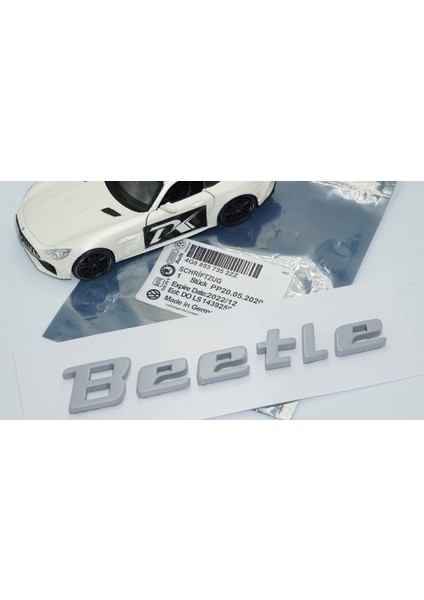Volkswagen Beetle Bagaj Gri Abs Yazı Logo Amblem fırsatları