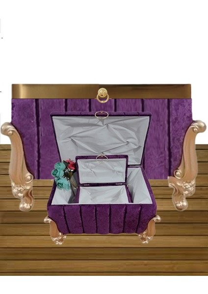 Sandık Nişan Bohça Damat Gelin Sandığı 2'li 0615 fırsatları