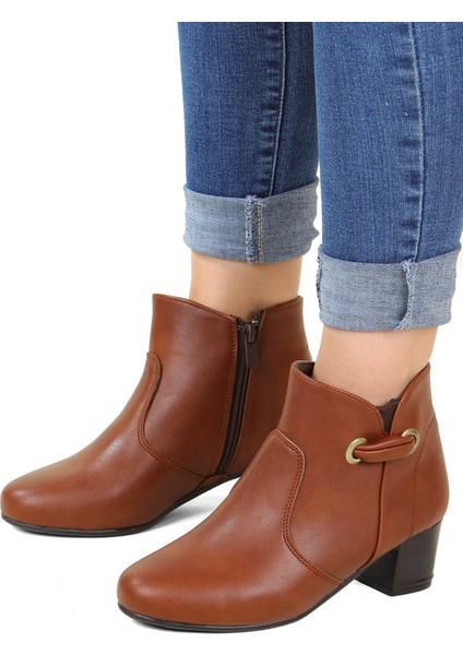 692 Suya Dayanıklı Fermuarlı Topuklu Kadın Bot fırsatları