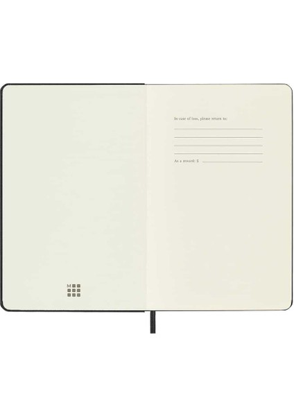 Sert Kapak Çizgisiz Defter M Boy 11,5X18 cm 208 Sayfa Siyah fırsatları