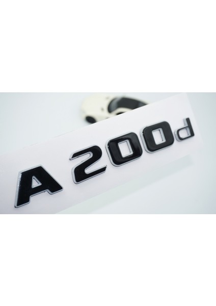 A 200D Bagaj Gri Siyah Abs Yazı Logo Benz Ile Uyumlu