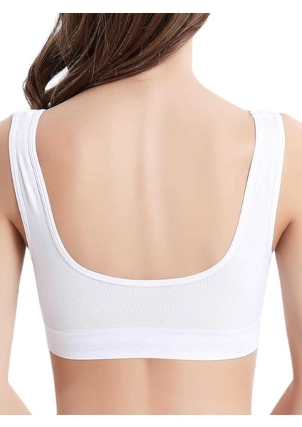 Kadın Kalın Askılı Pedli Büstiyer Sütyen 3 Adet indirimleri