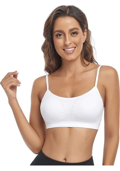 Kadın Ince Askılı Pedli Büstiyer Sütyen fiyatları