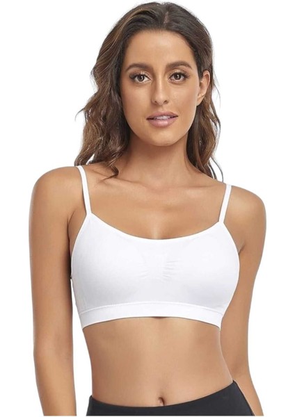 Kadın Ince Askılı Pedli Büstiyer Sütyen indirimleri