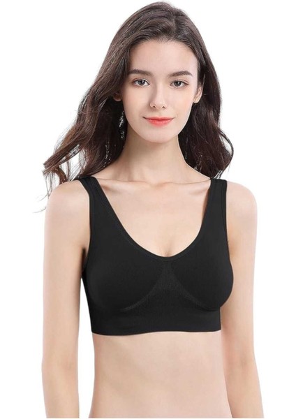 Kadın Kalın Askılı Pedli Büstiyer Sütyen 3 Adet fırsatları