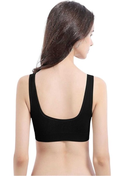 Kadın Kalın Askılı Pedli Büstiyer Sütyen 3 Adet indirimleri