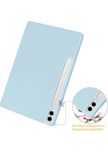 Samsung Galaxy Tab S10 Plus Uyumlu Tablet Kılıfı ve Klavye Mouse Set Kalem Bölmeli Smart Kılıf modelleri