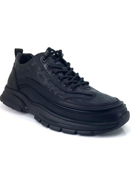 518 Erkek Sneaker Spor Ayakkabı-Siyah