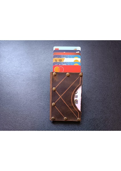 Deri El Yapımı Mekanizmalı Kartlık indirimleri