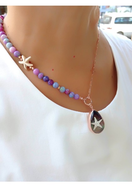 Deniz Yıldız Tasarım Kolye