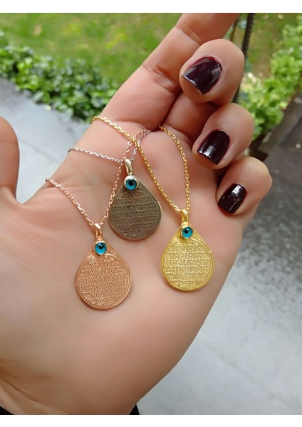 Nazar Boncuklu Dua Kolye