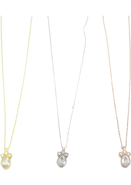 Minimal Damla Kolye modelleri