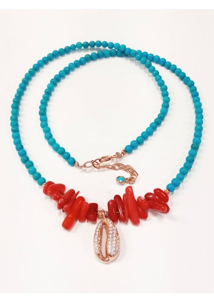 Doğaltaş ve Gümüş Kolye