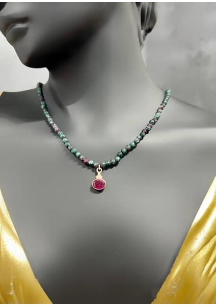 Milas Yeşil Akik Kolye modelleri