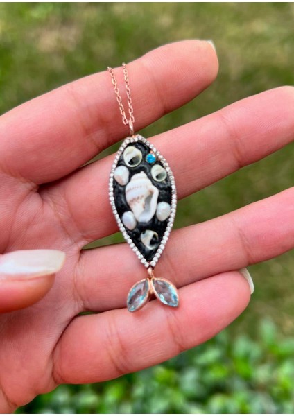 Deniz Kabuklu Balık Kolye