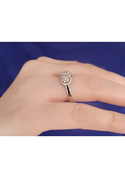 Pırlanta Taşlı Çiçek Tria Yüzük 0404R0115 indirimleri