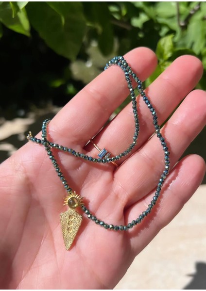 Milas Hematit Güneş Kolye fiyatları