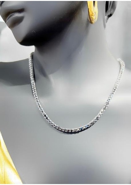 Siyah Taşlı 3 mm Suyolu Kolye fiyatları