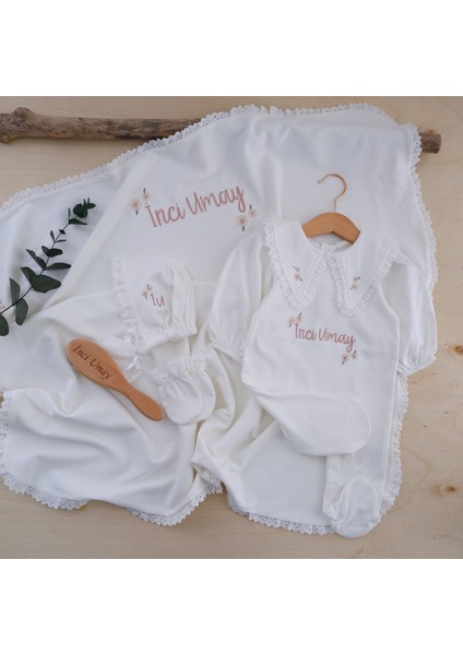 Isimli Hastane Çıkışı 4 Lü Penye Set
