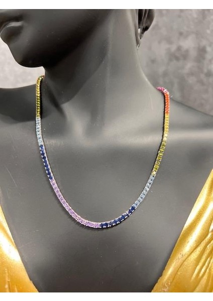 Multi Color 3 mm Suyolu Kolye modelleri