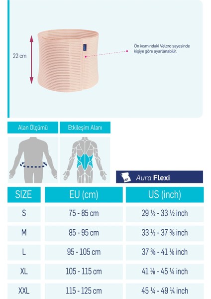 Ameliyat Sonrası Karın Toparlayıcı (Abdominal Korse) Ao-25