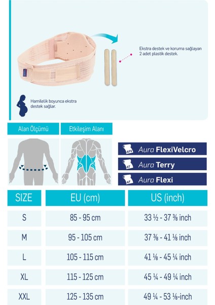 Hamile Korsesi Bel Karın Destekli (Doğum Öncesi ve Sonrası) Ao-27 indirimleri