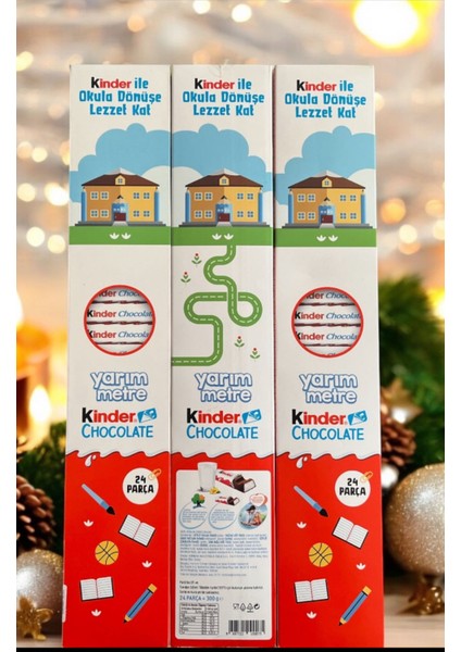 Çikolata Yarım Metre 300 gr x 3 Paket