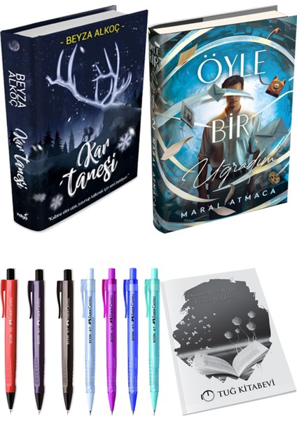 Öyle Bir Uğradım 2 (Ciltli) Maral Atmaca ve Kar Tanesi (Ciltli) Beyza Alkoç 2'li Set + Armağan