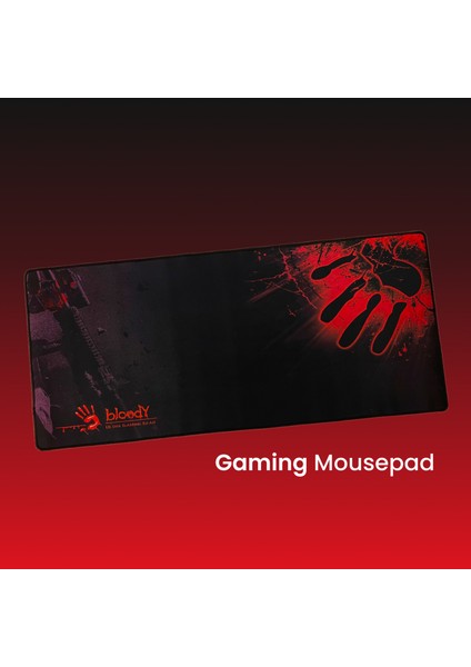 Gaming Mousepad 90X40 cm Büyük Boy - Dikişli Kenarlar - Kaymaz Taban