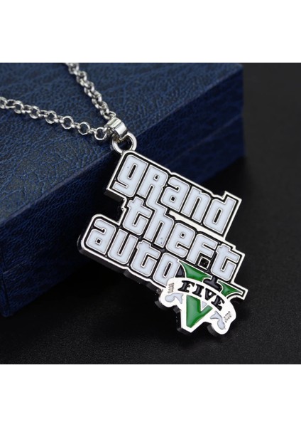 Grand Theft Auto V Metal Kolye | Gta 5 Charm Oyun Aksesuarı