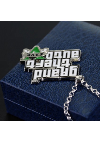 Grand Theft Auto V Metal Kolye | Gta 5 Charm Oyun Aksesuarı