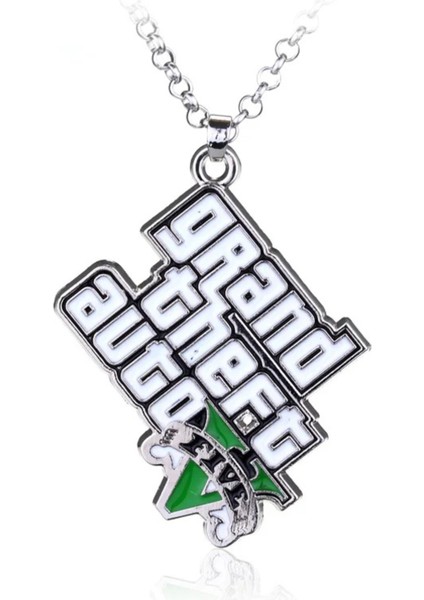 Grand Theft Auto V Metal Kolye | Gta 5 Charm Oyun Aksesuarı