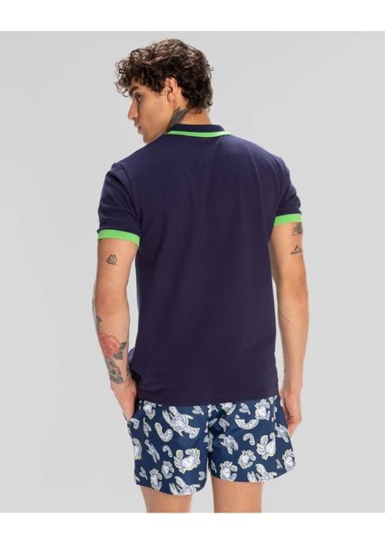 Logo Neon Erkek Polo T-Shirt 351W46W-A07 fiyatları