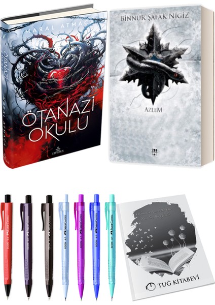 İçinde Bir Sen 4 Azlem (Ciltli) Binnur Şafak Nigiz ve Ötanazi Okulu 4 (Ciltli) Maral Atmaca 2'li Set + Armağan