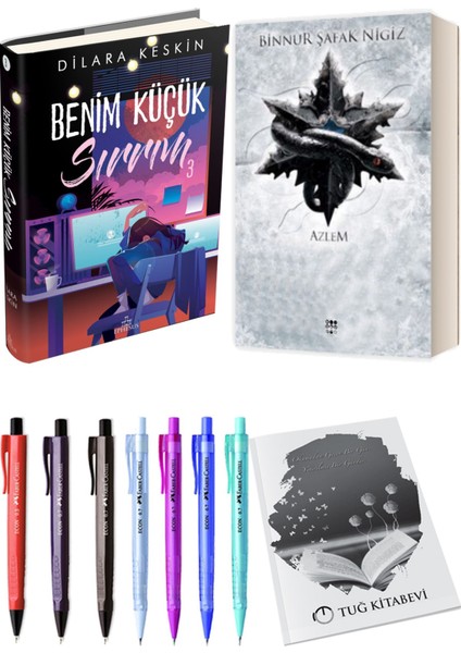 İçinde Bir Sen 4 Azlem (Ciltli) Binnur Şafak Nigiz ve Benim Küçük Sırrım 3 (Ciltli) Dilara Keskin 2'li Set + Armağan