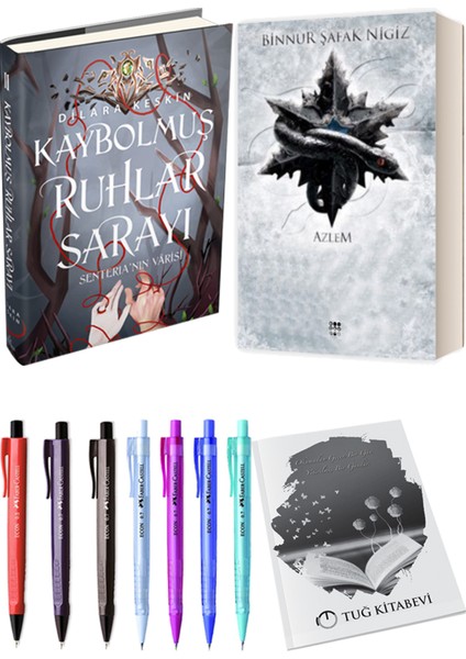İçinde Bir Sen 4 Azlem (Ciltli) Binnur Şafak Nigiz ve Kaybolmuş Ruhlar Sarayı 2 (Ciltli) Dilara Keskin 2'li Set + Armağan