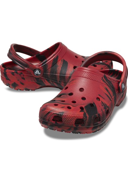 Classic Marbled Clog - Pepper/Black